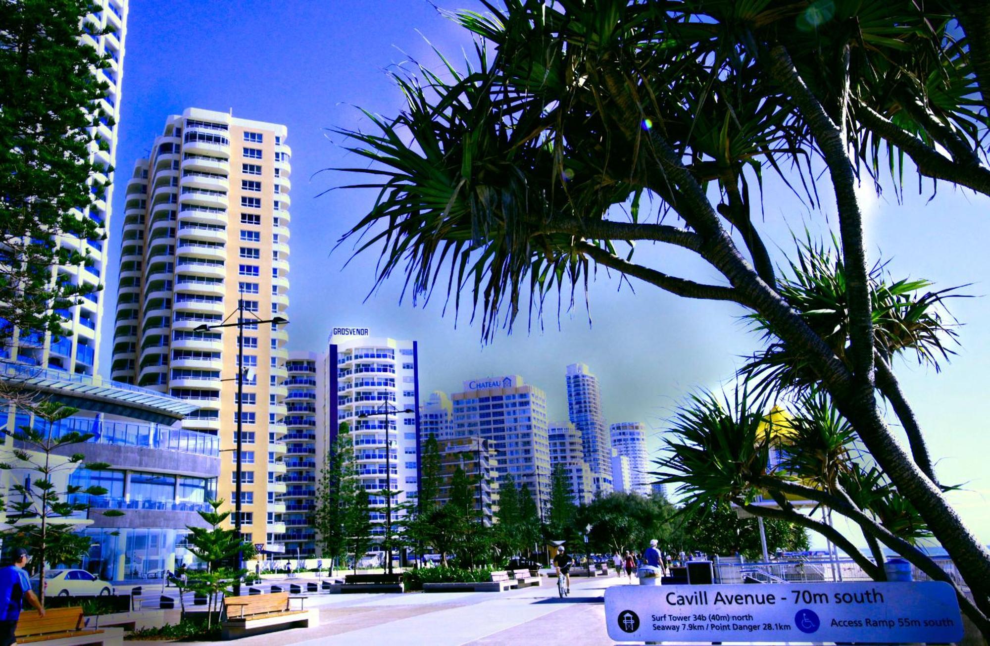 กรอสเวนอร์บีชฟร้อนท์อพาร์ทเม้น Aparthotel โกลด์โคสต์ ภายนอก รูปภาพ